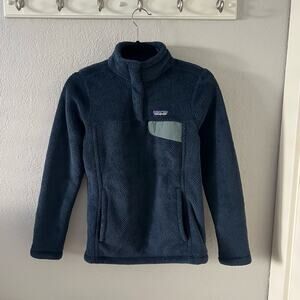 Patagonia Blue Re-Tool Half-Snap Pullover